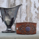 Leather and Lace Cuff Bracelet