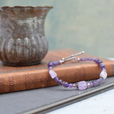 Amethyst and Sterling Silver Bracelet