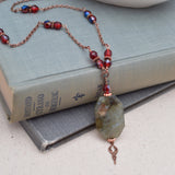 Vampire Diaries - Labradorite and Antiqued Copper Necklace