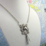 Silver and Pearl Necklace