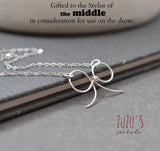 Sterling Silver Bowtie Necklace
